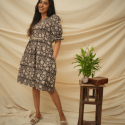 MoonDust Ajrakh Mini dress
