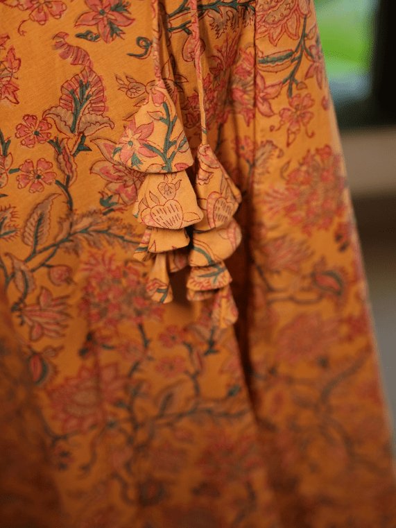 Belle Maxi dress in Marigold - Image 2