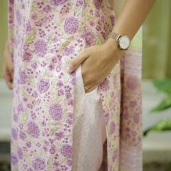 Ivy Suit Set in Coral & Lavender - Image 4